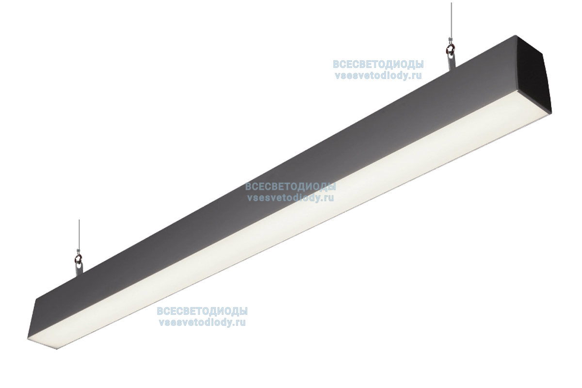 Линейный светильник КРИСТАЛЛ 30W-3400Lm, 5000-5500K, ОПАЛ, IP44