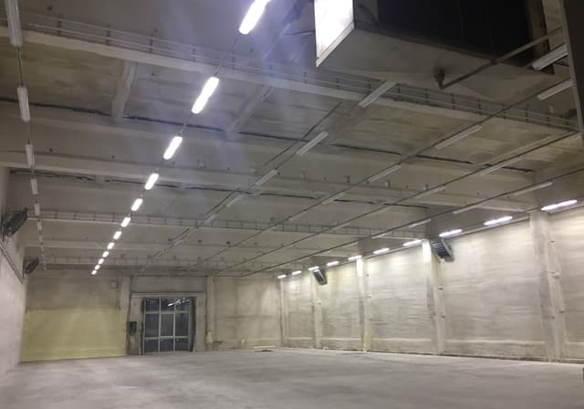 Освещение нового склада  ООО Инкубатор